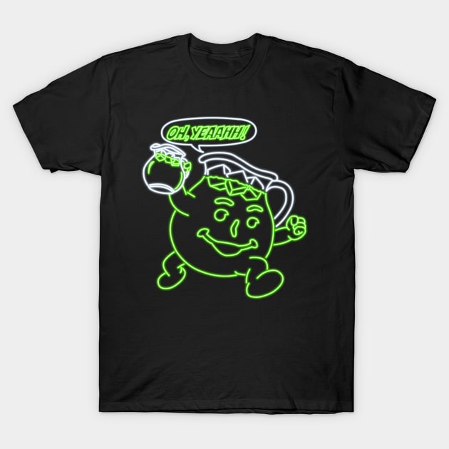 Kool aid man green T-Shirt by AlanSchell76